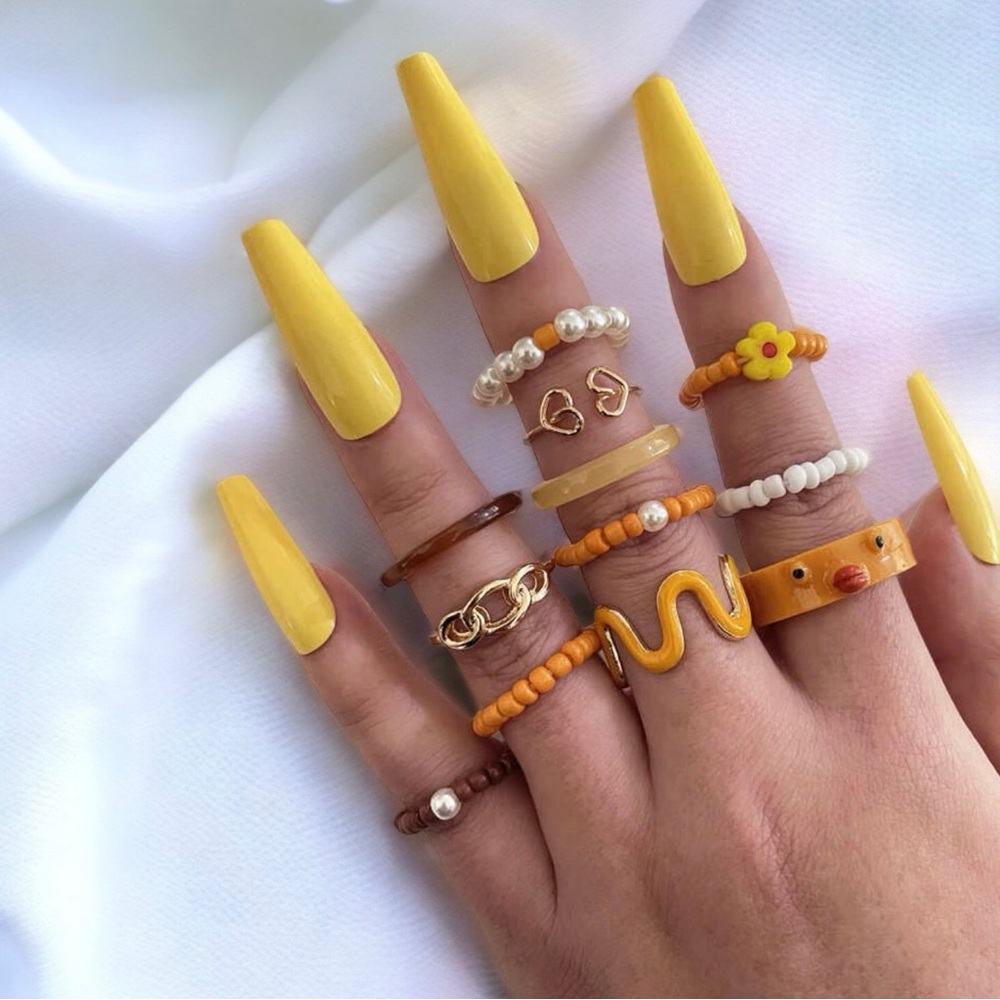 🟥Aesthetic Ring Set
